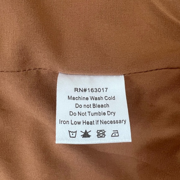 Princess Polly PU Bustier in Brown, Sz 10, Vegan Leather - Picture 8 of 8